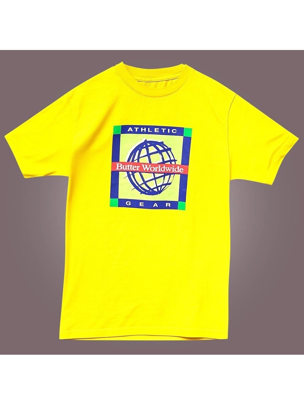 Butter Worldwide Athletic Tee | Yellow, M